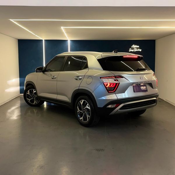Hyundai Creta Platinum 1.0 TB 12V Flex Aut. - Prata - 2022 2022 - Foto 3