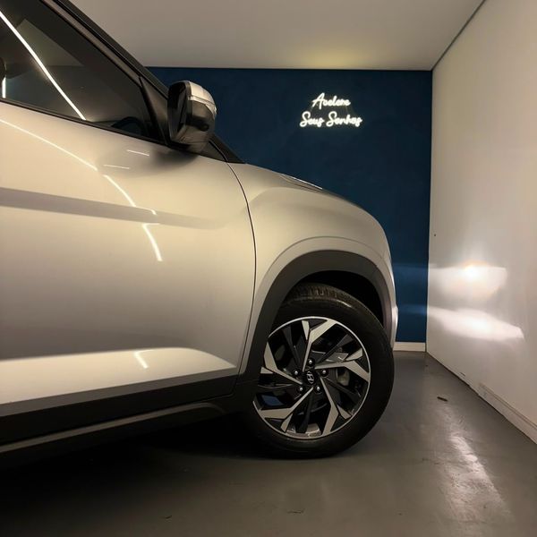 Hyundai Creta Platinum 1.0 TB 12V Flex Aut. - Prata - 2022 2022 - Foto 5