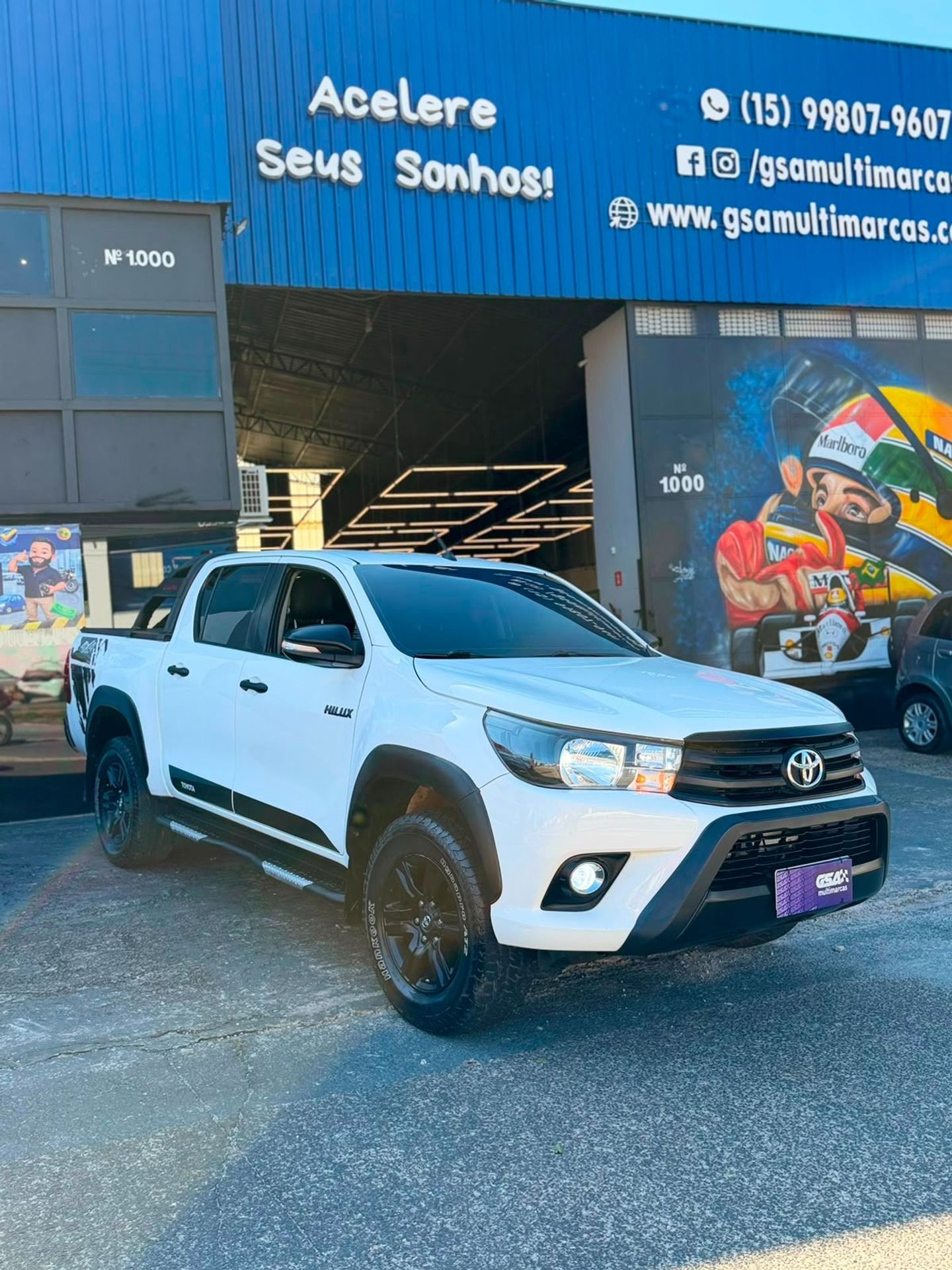 Toyota Hilux CD SR Challenge 4x4 2.8 Turbo Diesel Automática 2018 - Toyota 2018